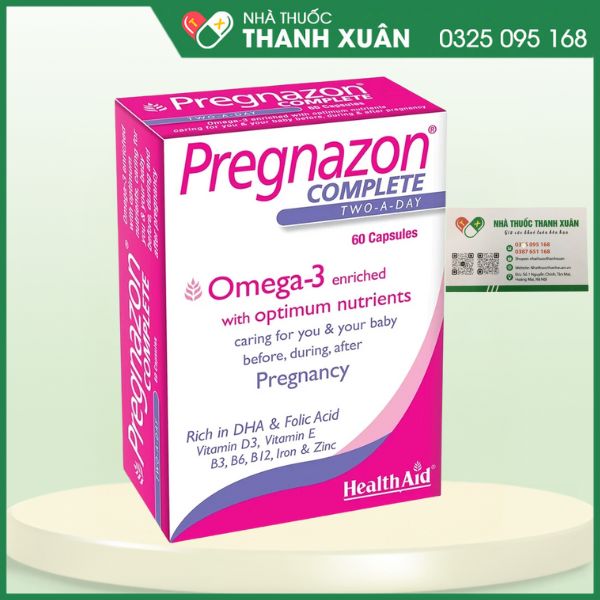 Pregnazon Complete - Giúp cung cấp các Vitamin và khoáng chất cần thiết cho cơ thể